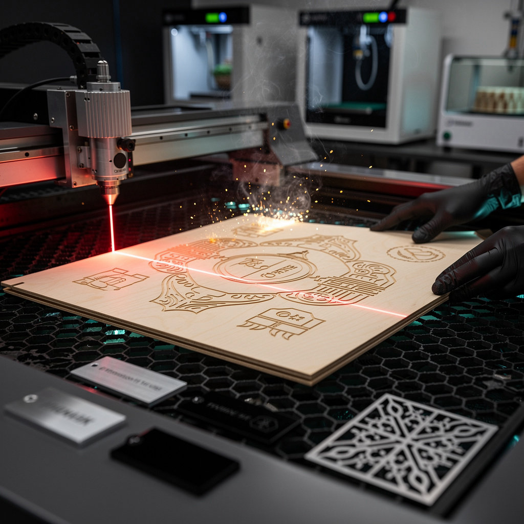 TECH 9+ laser cutting and engraving service - precision laser equipment for professional results
